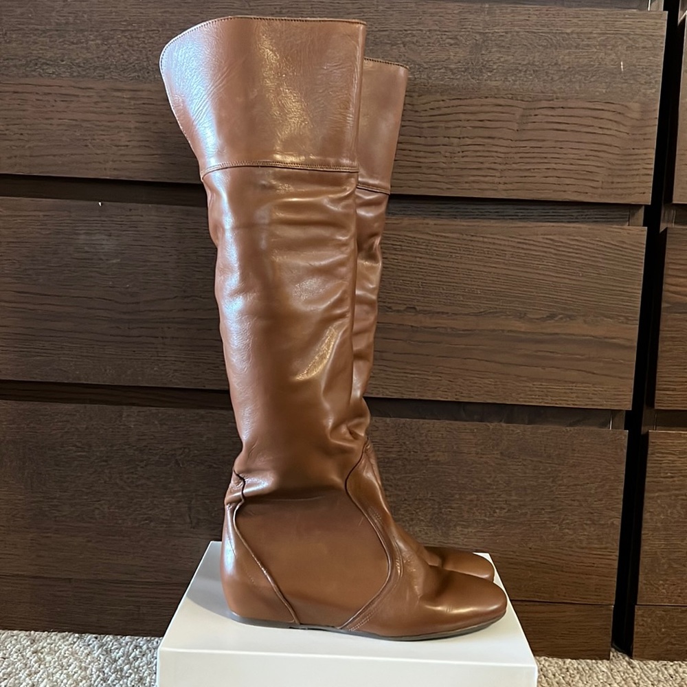 Mercanti Fiorentini over the knee leather boots